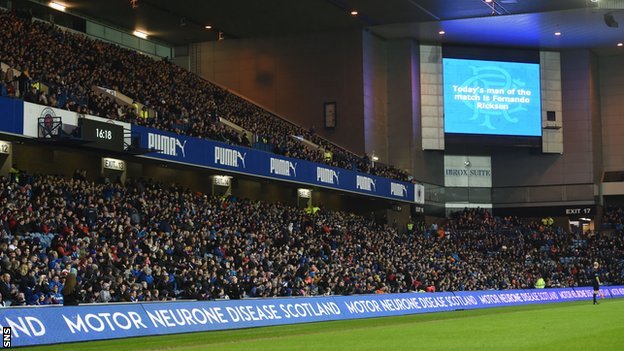 Approximately 25,000 Rangers fans could get into Ibrox for nothing