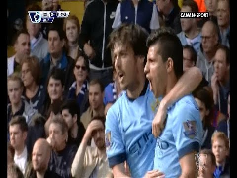 Sergio Aguero Goal – Tottenham vs Manchester City 0-1 [2015/05/03] EPL