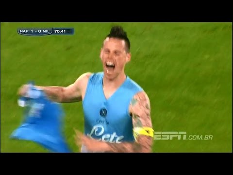 Napoli vs AC Milan 3-0 gol & manifestazioni [2015/05/03] Serie A