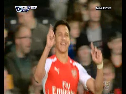 Alexis Sanchez punizione Goal – Hull City-Arsenal 0-1 [2015/04/05} EPL