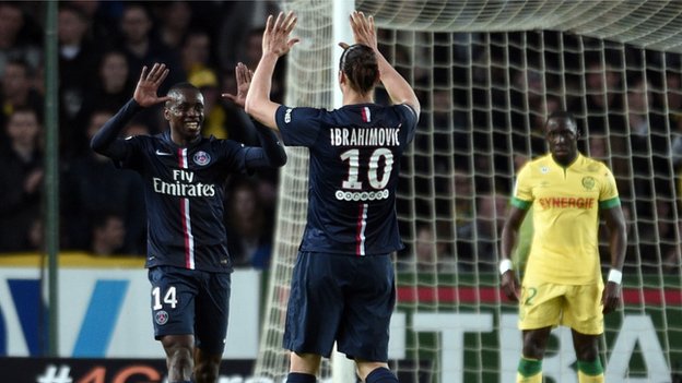 Nantes 0-2 Paris St Germain