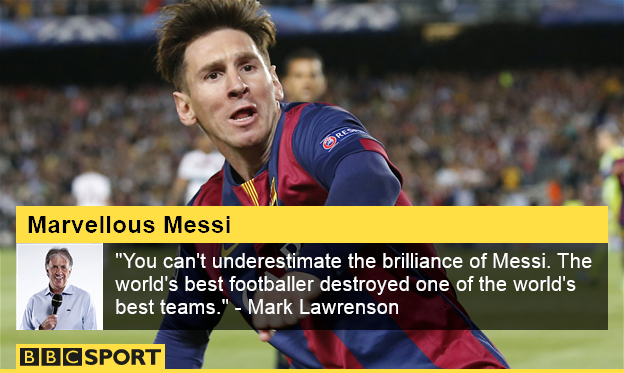 Mark Lawrenson on Messi