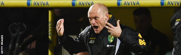 Norwich manager Alex Neil