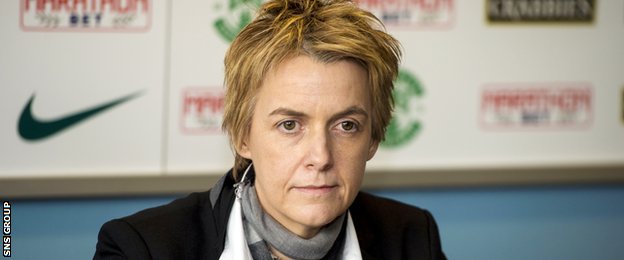 Hibernian chief executive Leeanne Dempster