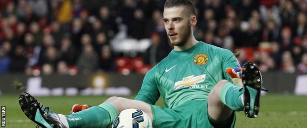 Man Utd goalkeeper David De Gea