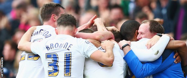 Preston players celebrate