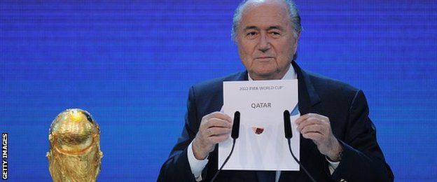 Fifa president Sepp Blatter 