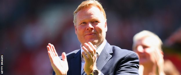 Saints manager Ronald Koeman