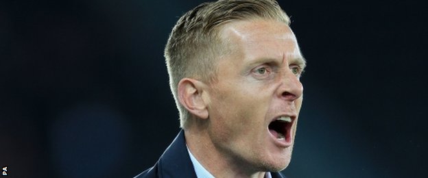 Swansea manager Gary Monk