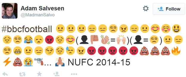 Newcastle's season in emojis