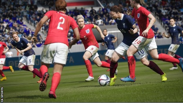 Le donne incontrano Fifa 16 gioco