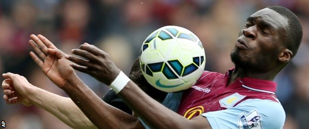 Aston Villa striker Christian Benteke