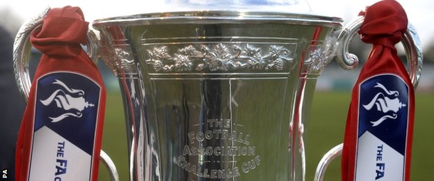 The FA Cup trophy