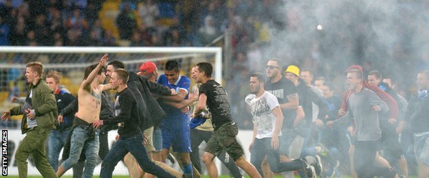 Dnipro Dnipropetrovsk fans