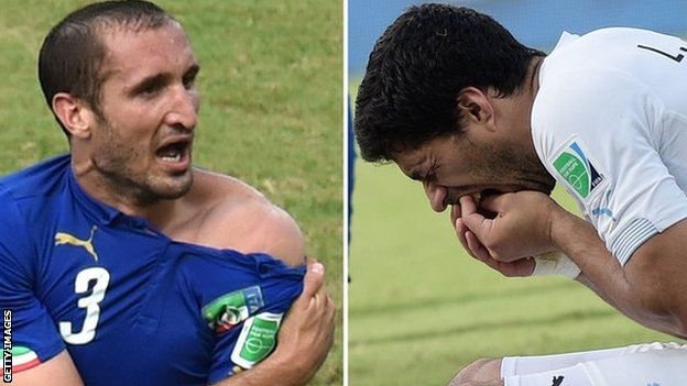 Chiellini ‘come Suarez coccola’