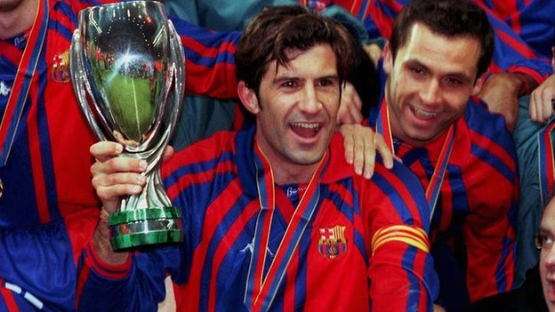 Barca blocco Figo leggende coinvolgimento