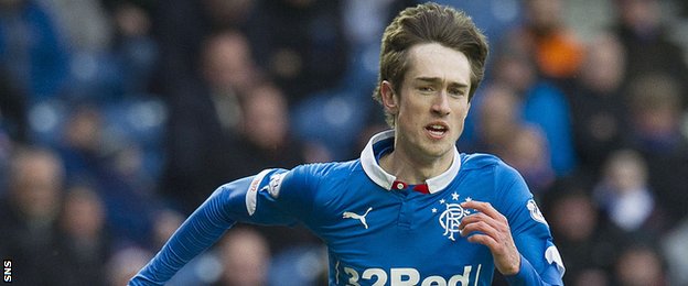 Rangers forward Ryan Hardie