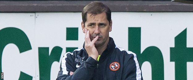 Dundee United manager Jackie McNamara