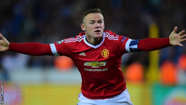 Rooney out of Champions League tie