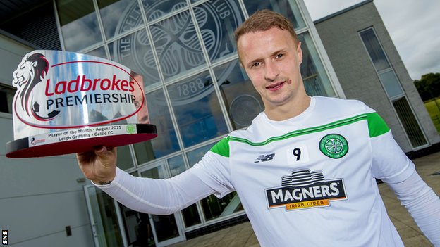 Monthly prize for Celtic's Griffiths