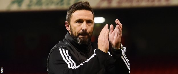 Aberdeen manager Derek McInnes