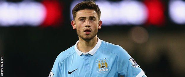 Manchester City winger Patrick Roberts