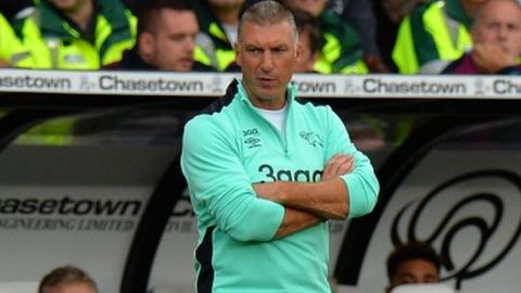 Derby manager Nigel Pearson