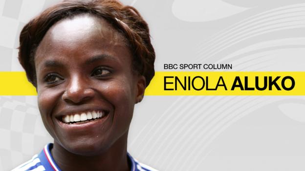 Eniola Aluko su come olimpico oro vincitori suo ispirano alla fine della stagione WSL