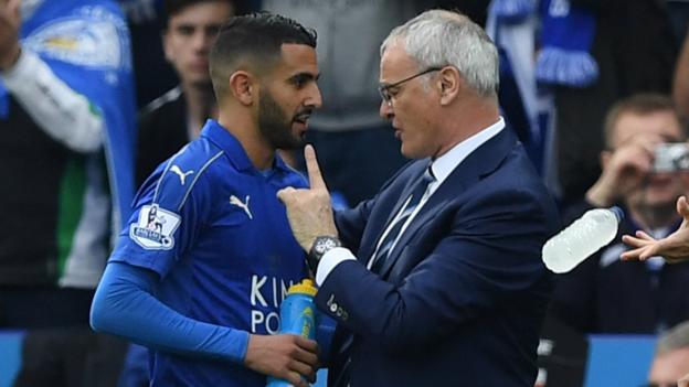 Riyad Mahrez: Claudio Ranieri ‘maggiori aspettative “per Leicester City ala