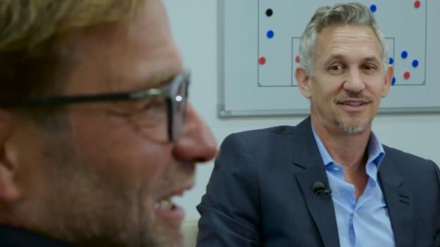 Gary Lineker sulla riunione Liverpool capo Jürgen Klopp per la Premier League Mostra