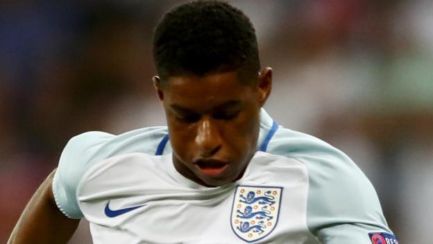 Marcus rashford: Man Utd attaccante di nome in Inghilterra Under 21